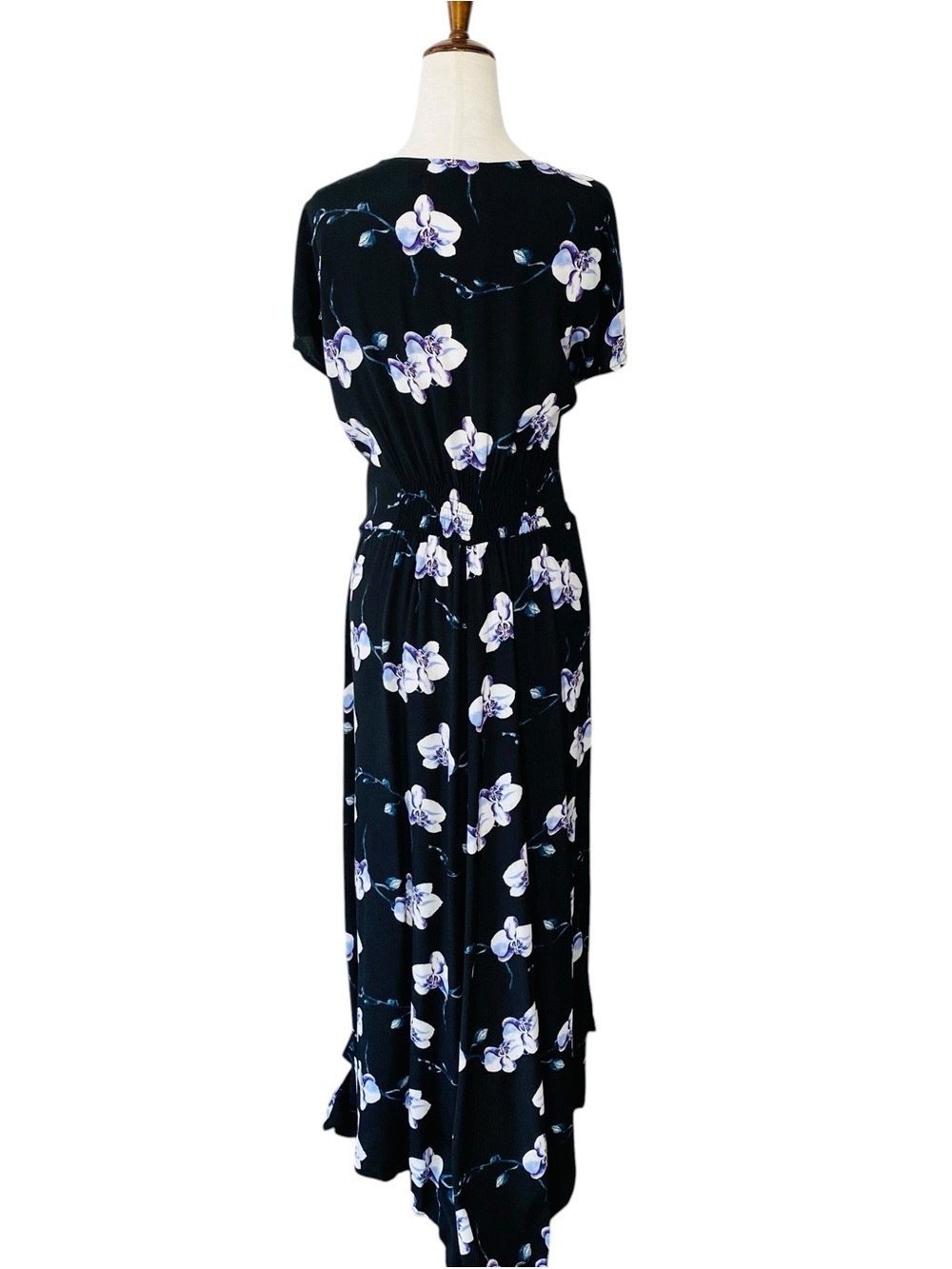 ELLOS Floral Tie Front Maxi Dress - Picture 4 of 7